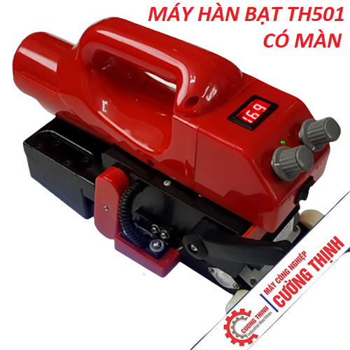 Máy hàn bạt nhựa hdpe tự động TH501 có màn hiển thị nhiệt độ công suất 800W Cường Thịnh