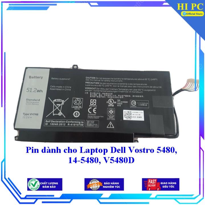 Pin dành cho Laptop Dell Vostro 5480 14-5480 V5480D - Hàng Nhập Khẩu