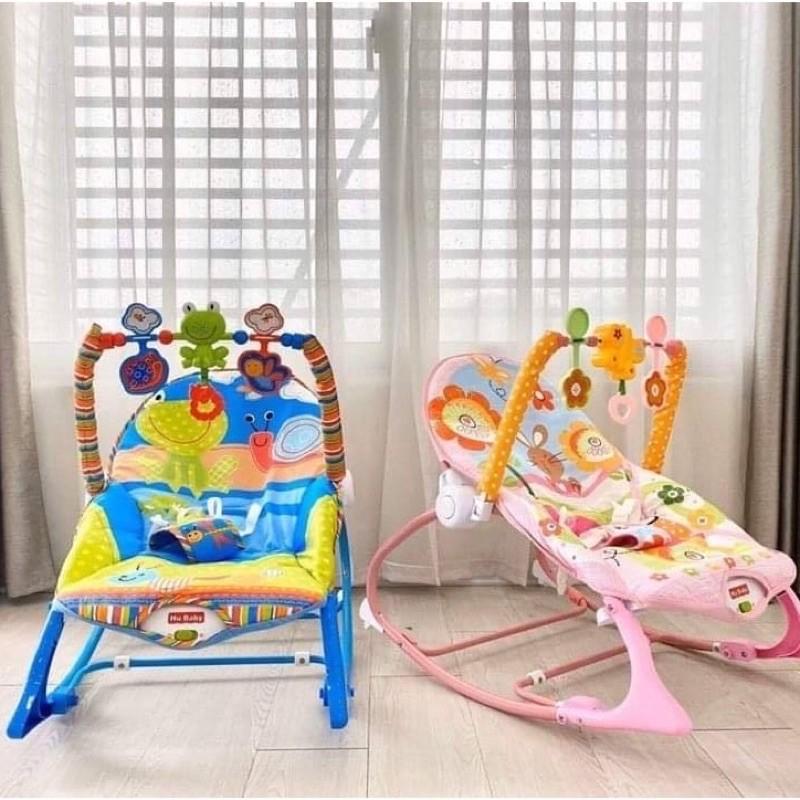 Ghế Rung Bập Bênh Cao Cấp Ibaby Cho Bé - Ghế Rung Cho Bé Chính Hãng