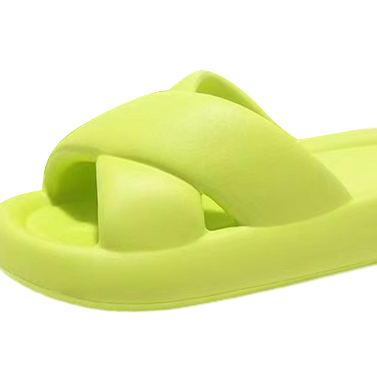 Pillow Slippers Open Toe Super Soft Slippers for Home Indoor Bathroom Unisex