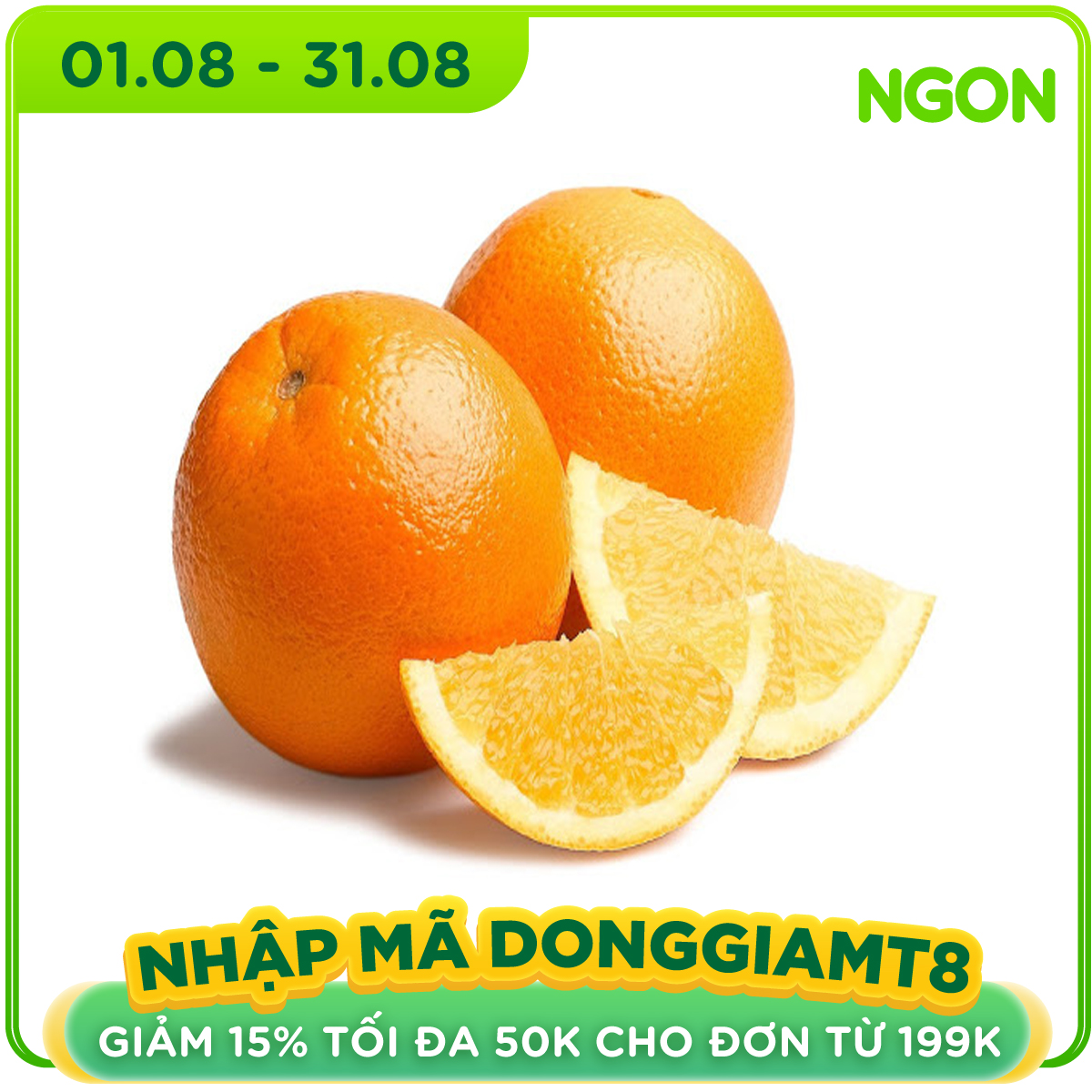 [Chỉ Giao HCM] - Cam vàng Nam Phi/Ai cập - 1KG