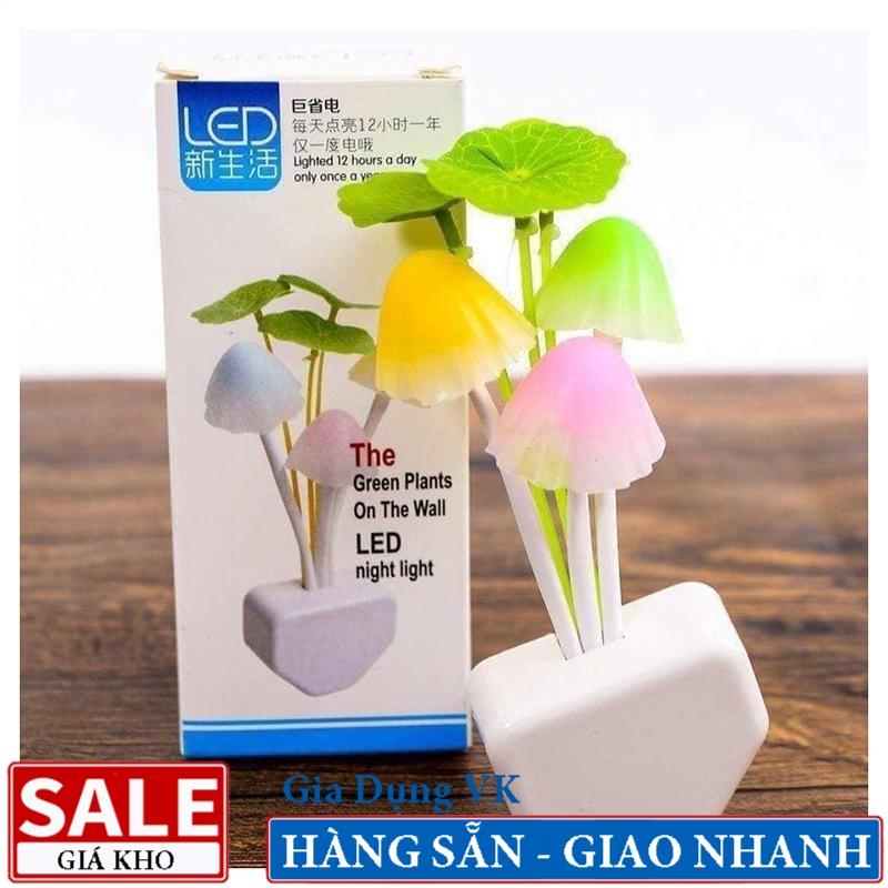 Đèn Ngủ Led Cảm Biến Ánh Sáng Hình Nấm