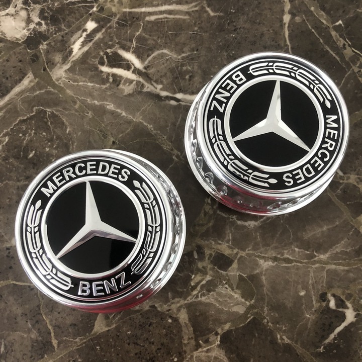 Logo chụp mâm, ốp lazang bánh xe ô tô Mercedes và Maybach - Mã: TY-83