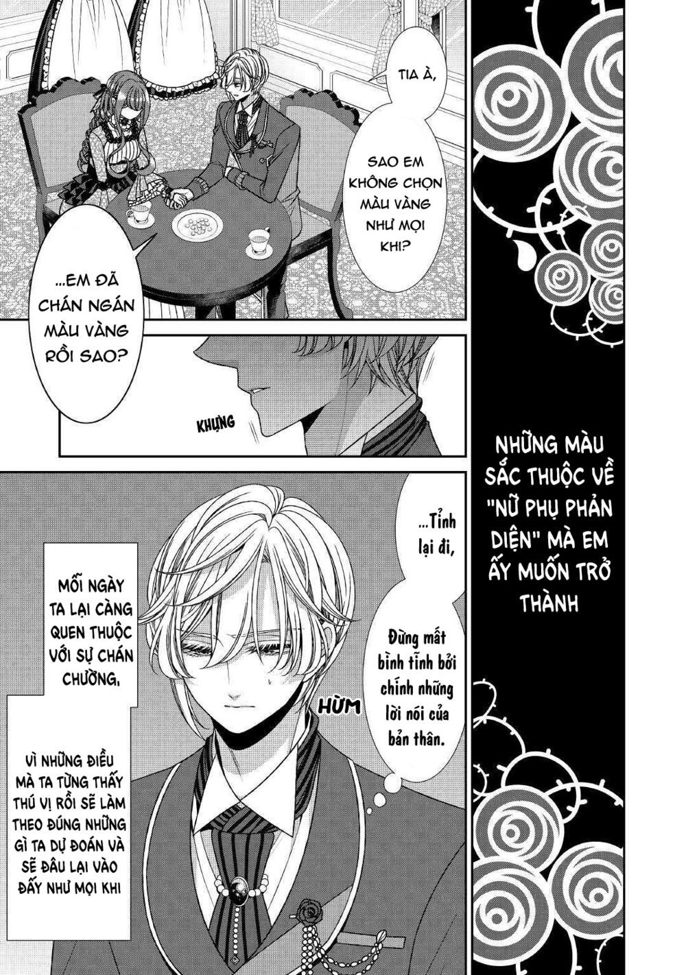 nhật ký theo dõi vị hôn thê tự nhận mình là nữ phụ phản diện 1 chapter 17 7