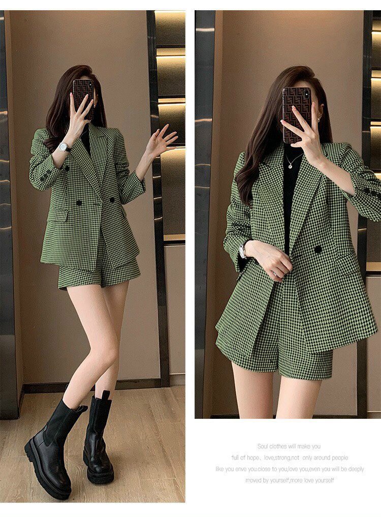 SÉT BỘ VEST CARO SANG CHẢNH