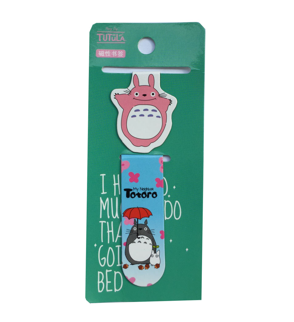 Bộ 2 đánh dấu sách bookmark Totoro &amp; Friends nam châm