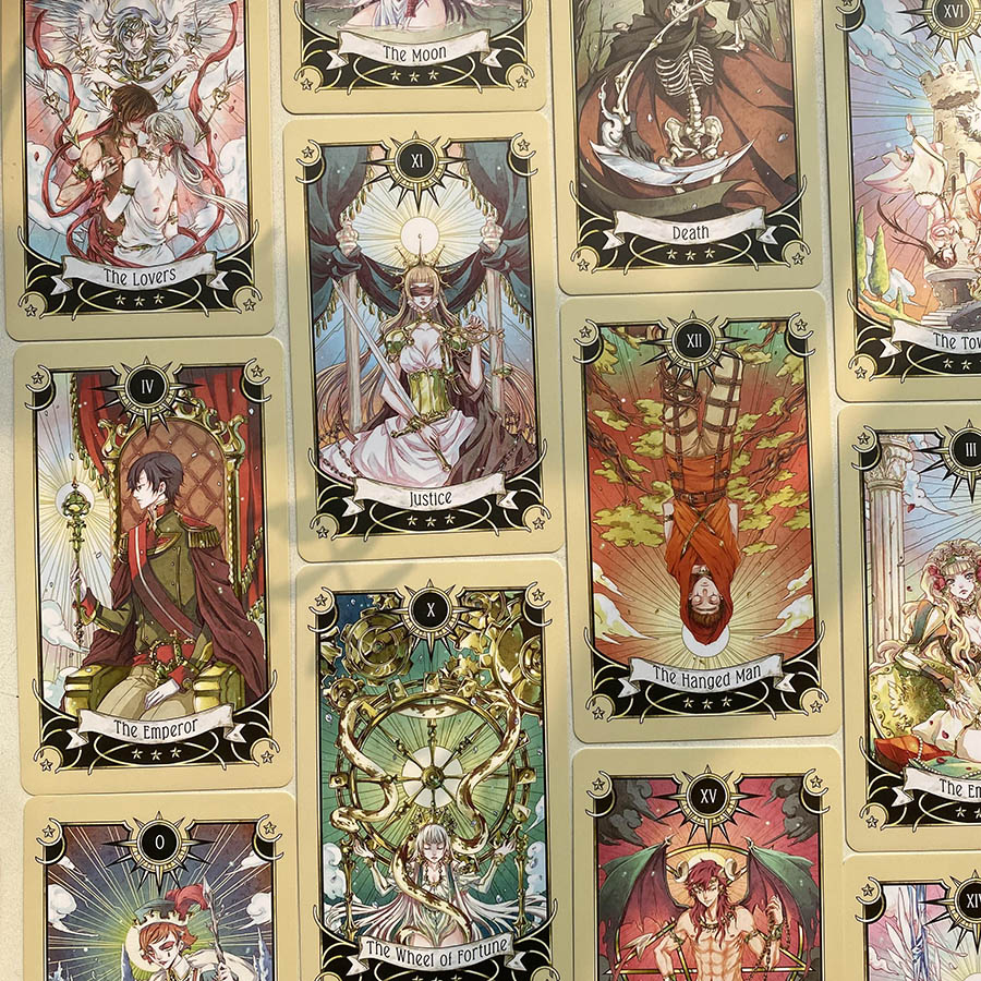 MYSTICAL MANGA TAROT (Bộ Bài & Sách Hướng Dẫn)