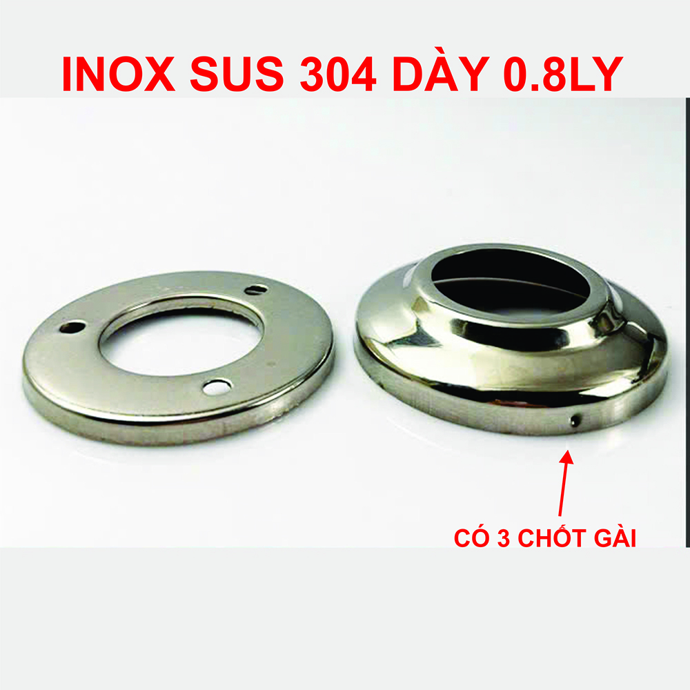 Combo Đế Và Nắp Chụp Kibath Inox 304 KB-983