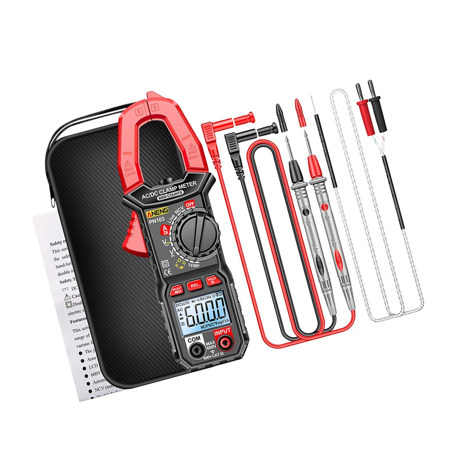 Digital Clamp Meter  DC Current Professional Multimeter 6000 Counts