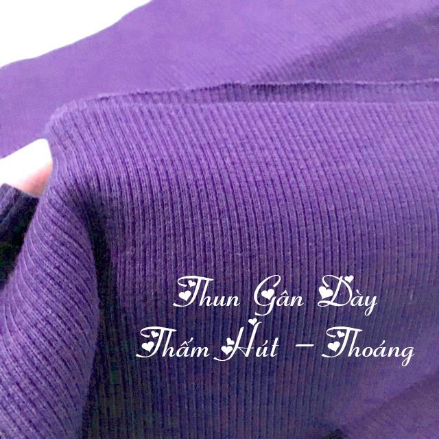Áo Thun Croptop Thời Trang 24h Thun Gân Sợi 1cm Ngang Eo