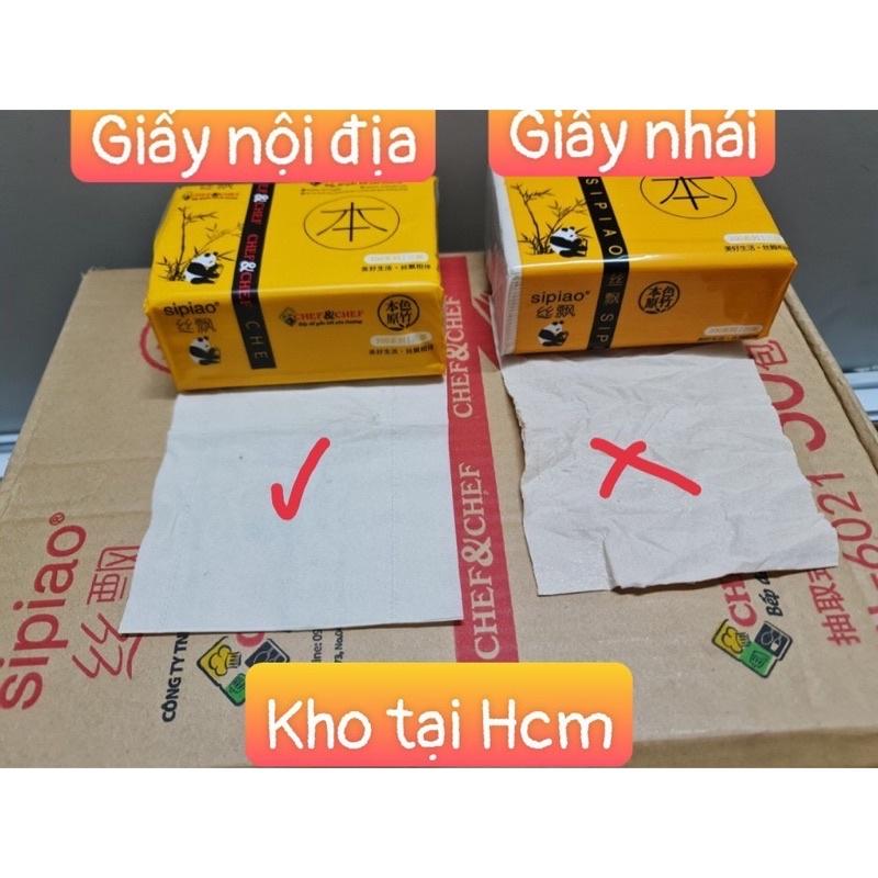 Sỉ 4,5k-GÓI 300 TỜ GIẤY ĂN GẤU TRÚC SIPIAO