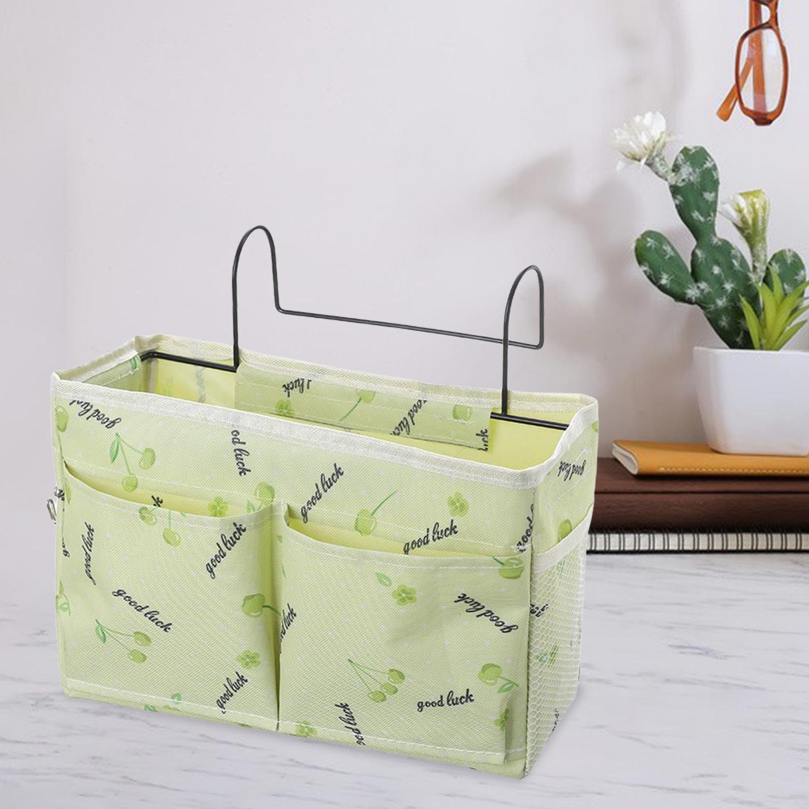 Bedside Caddy-Sundries Bag Hanging Bunk Bed Storage Organizer, Bedside Pocket Storage Bag for Mobile