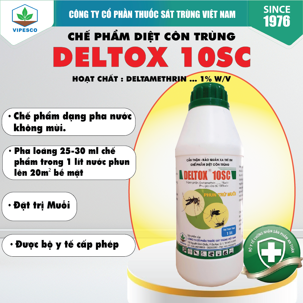 DELTOX 10SC (Lít) - PHUN TRỪ MUỖI
