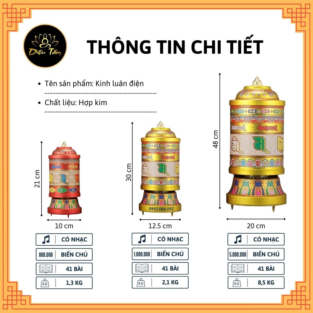 Kinh luân điện -Bánh xe cầu nguyện cắm điện, có kinh bên trong