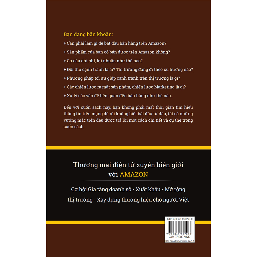 Bán Hàng Trên Amazon Từ A - Z
