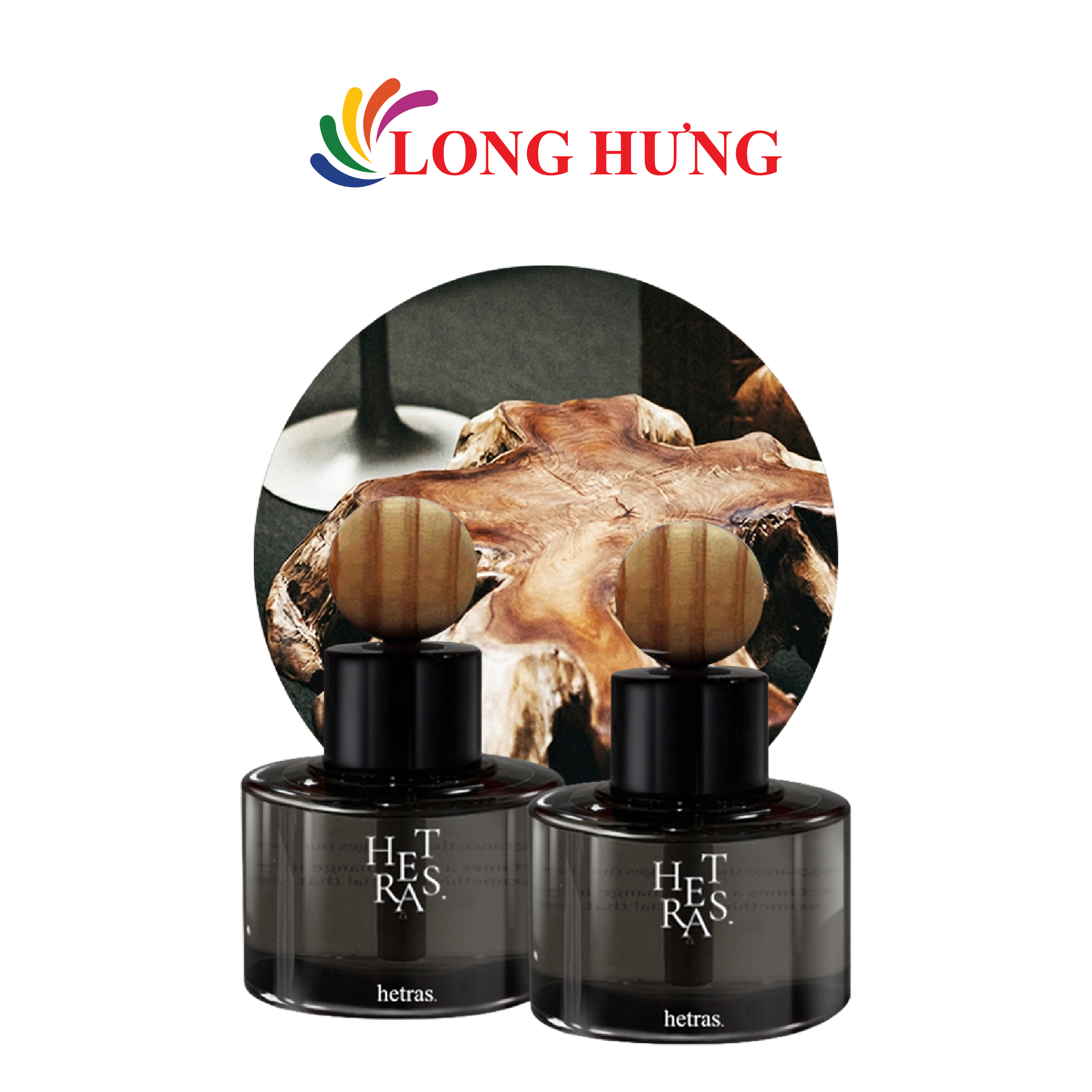 Tinh dầu nước hoa ô tô Hetras Premium Car Diffuser (77ml) - Hàng chính hãng