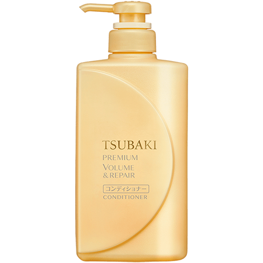 Gội xả phục hồi ngăn rụng tóc Shiseido Tsubaki Premium Volume & Repair 490mL nội địa Nhật