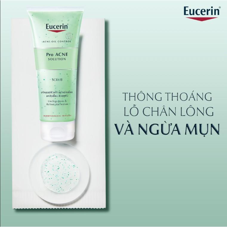 Combo Eucerin Proacne Cho Da Nhờn Mụn: Gel Rửa Mặt, Nước Hoa Hồng Và Tẩy Tế Bào Chết