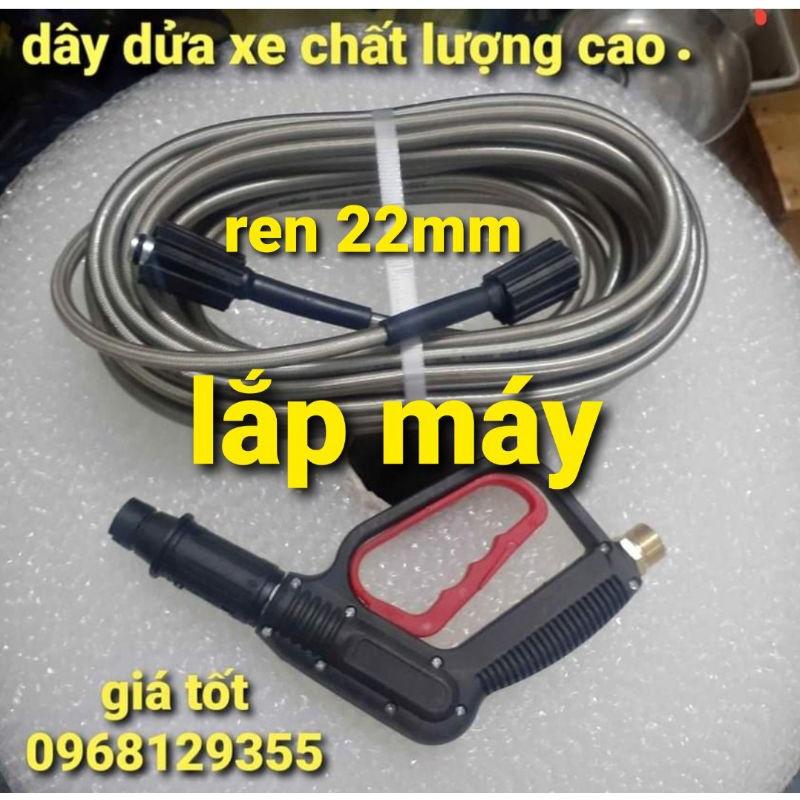 dây rửa xe cho máy áp lực cao và lắp vào vòi nước