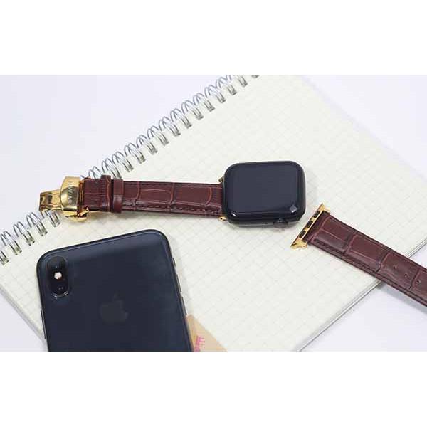 Dây đồng hồ Apple Watch HAVIAS Lux8 - Dây Nâu