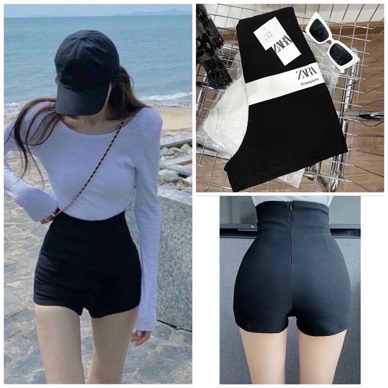 Quần Short Dance Lưng Cao-QN009 - Quần Đùi nữ Cạp Cao Nâng Mông, Short Diễn, Twerk Co Giãn 4 Chiều KANIMI