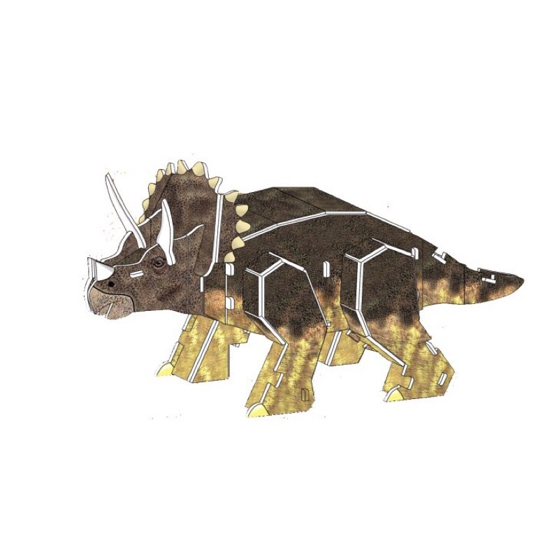 Mô Hình Lắp Ráp 3D Các loài động vật Bằng Giấy Bìa Xốp Cho Bé - Đồ Chơi Giáo Dục