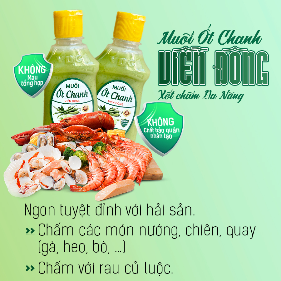 Muối ớt chanh Viễn Đông 300g (Xốt chấm)-cay nồng đậm đà chấm gà, hải sản, đồ nướng BBQ