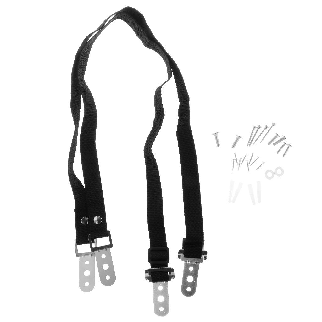 2 Chiếc An Toàn Cho Bé Chống Đầu Dây Dẹt TIVI Tủ Kệ Đồ Dây Đeo Trẻ Em