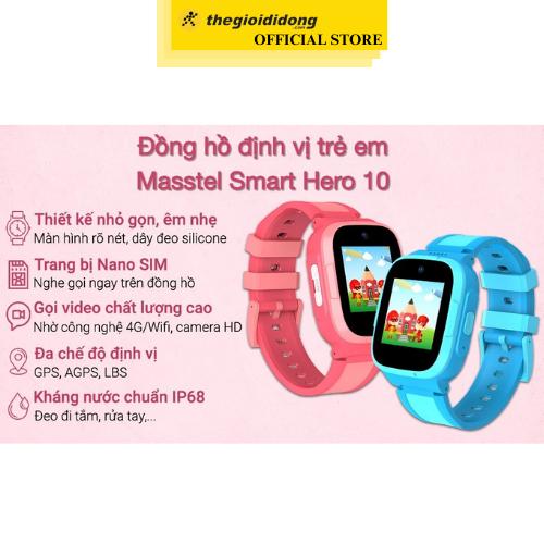 Đồng hồ định vị trẻ em Masstel Smart Hero 10 42.6mm - Hàng chính hãng