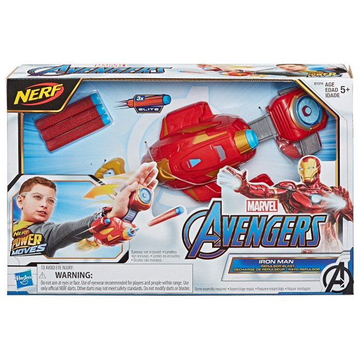 Đồ Chơi Găng Tay Chiến Đấu Điện Quang Iron Man E7376