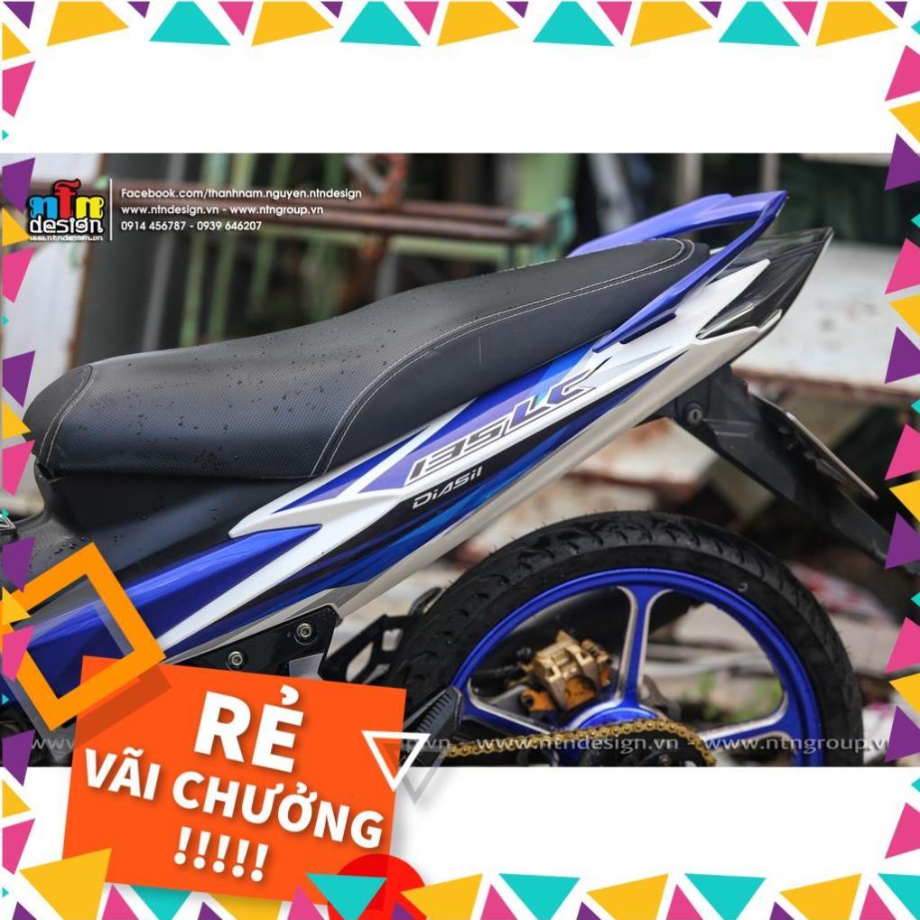 Tem Rời Exciter 135 Mẫu LC 2017 Trắng Xanh GP