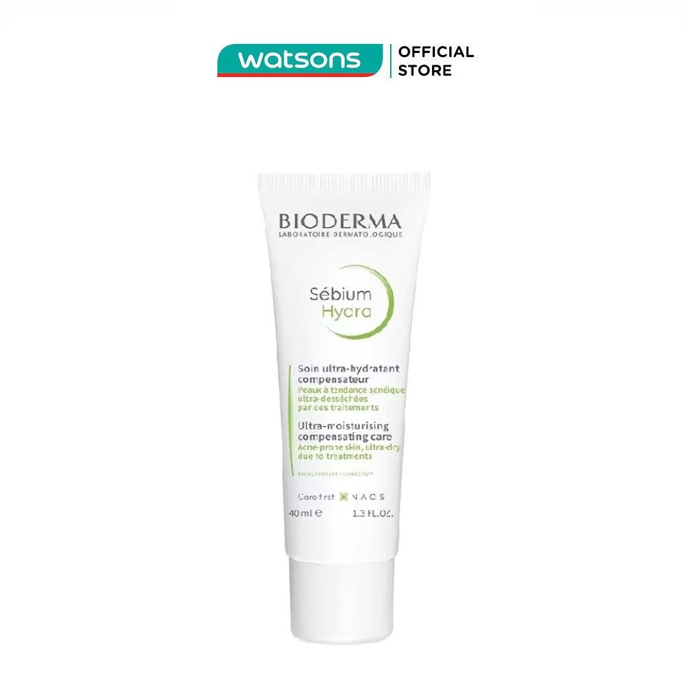 Kem Dưỡng Bioderma Sébium Hydra Nuôi Dưỡng, Làm Dịu Và Phục hồi Cho Da Mụn 40ml