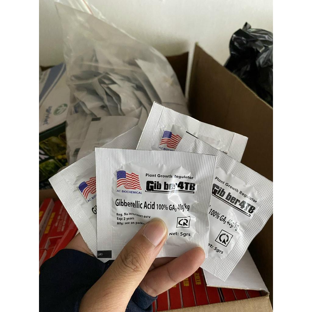 Combo 10 viên Phân bón lá dạng viên sủi GA3 Mỹ giúp ra đọt và lớn trái mít-mận-ổi-sầu riêng-bưởi-cây cảnh và cây trồ