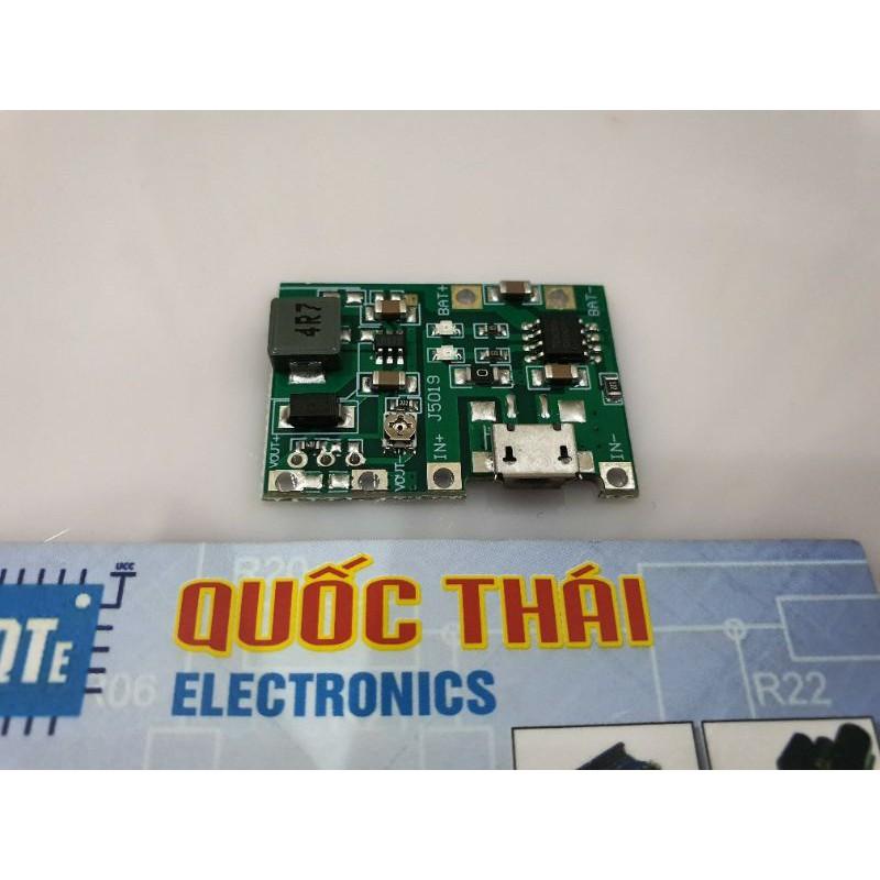 Board sạc pin 3v7 kèm boot áp 2A