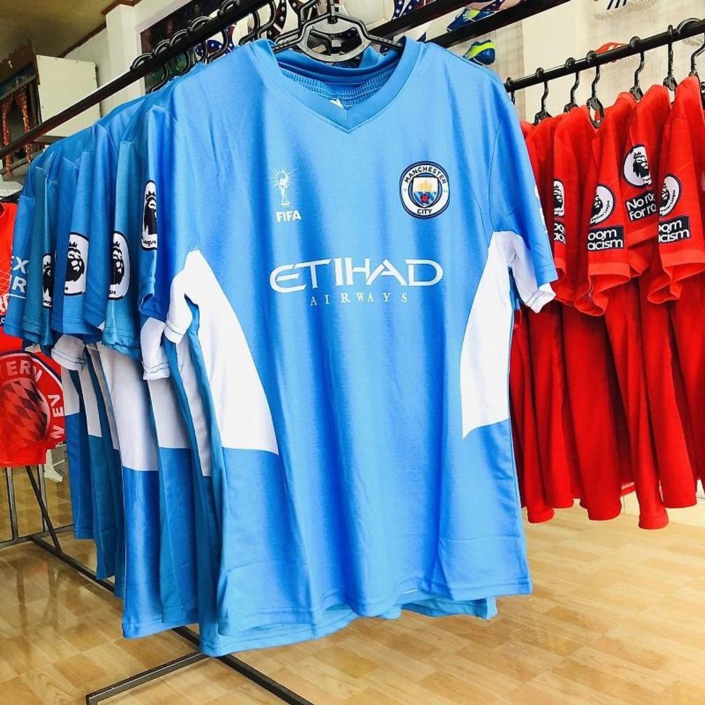 Bộ quần áo thể thao CLB Manchester City Xanh cực xịn