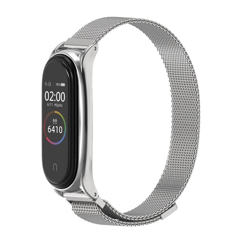 Dây Đeo Kim Loại Mắt Lưới Cho Mi Band 6/5/4/3 - Chất Lượng Tiêu Chuẩn, Màu Sắc Bắt Mắt