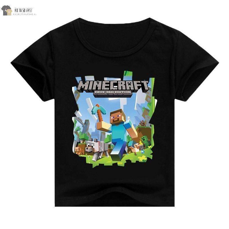 BST thời trang Áo thun Mini World - áo Hero team- Minecraft - Roblox đẹp giá rẻ cho trẻ em