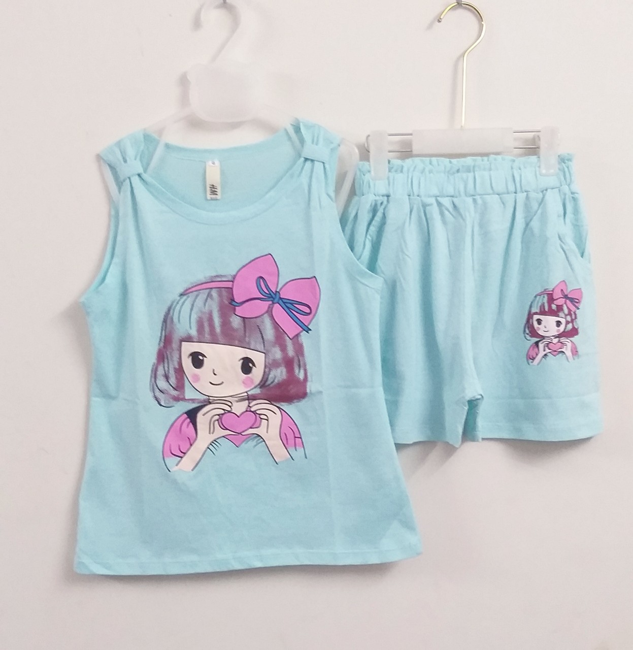 Bộ ba lỗ xuất dư cho bé gái 22-45kg