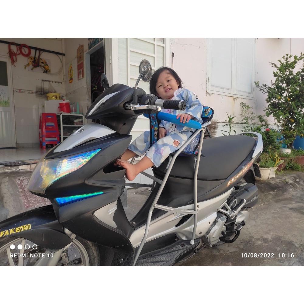 Ghế ngồi xe Hayate cho bé , GHẾ GA XẾP SẮT SƠN TĨNH ĐIỆN
