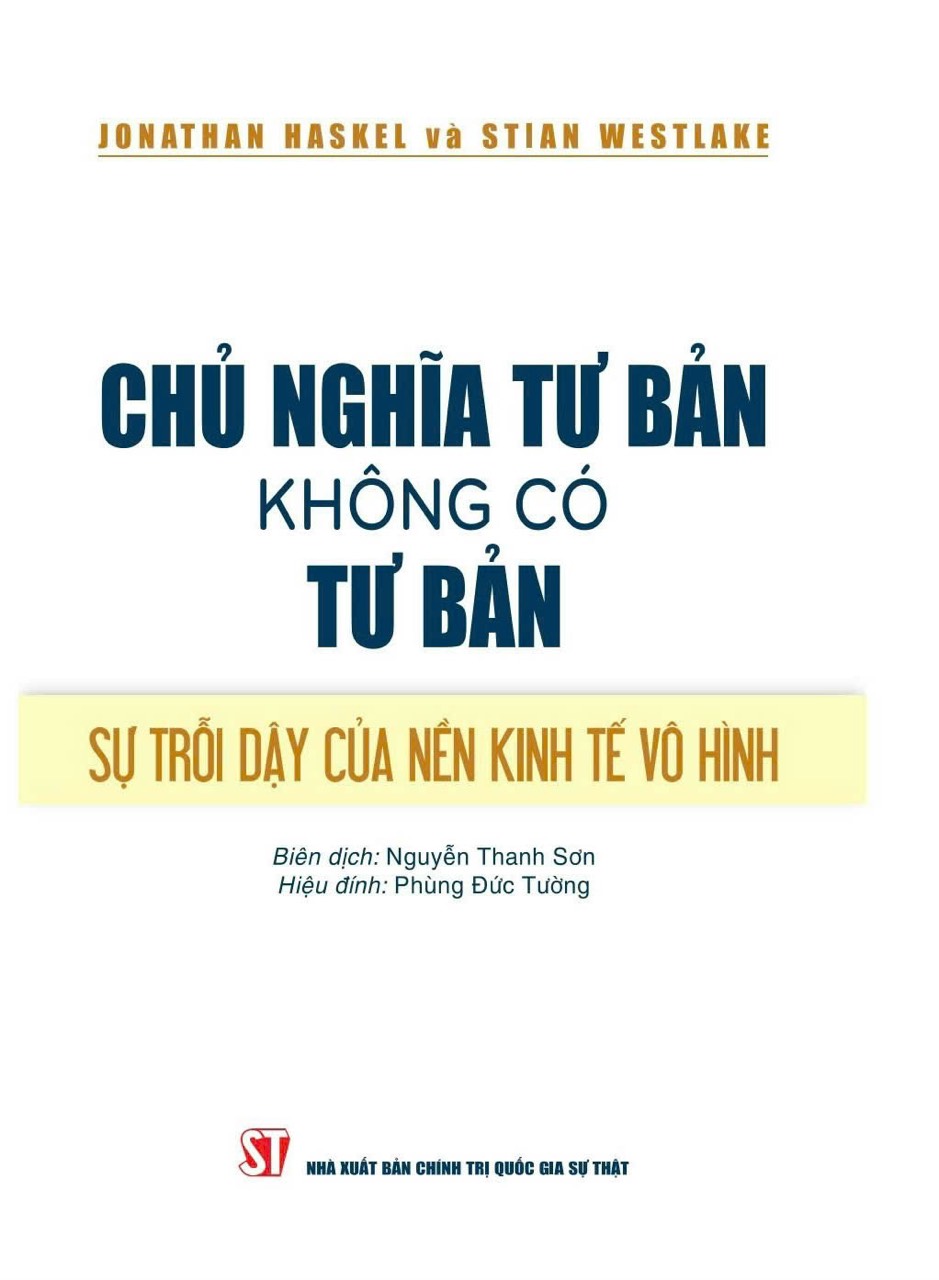 Chủ nghĩa tư bản không có tư bản. Sự trỗi dậy của nền kinh tế vô hình - bản in 2024