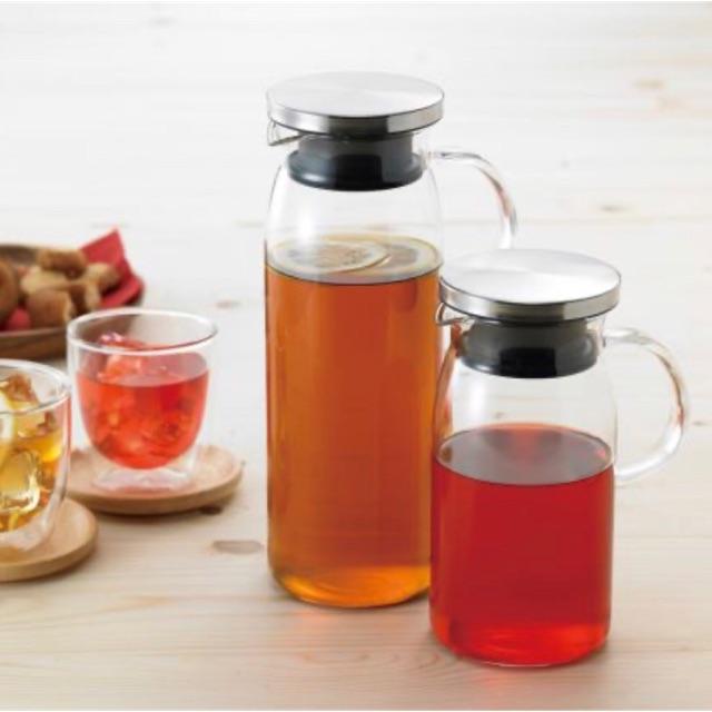 Bình nước thủy tinh Iwaki 1L có quai