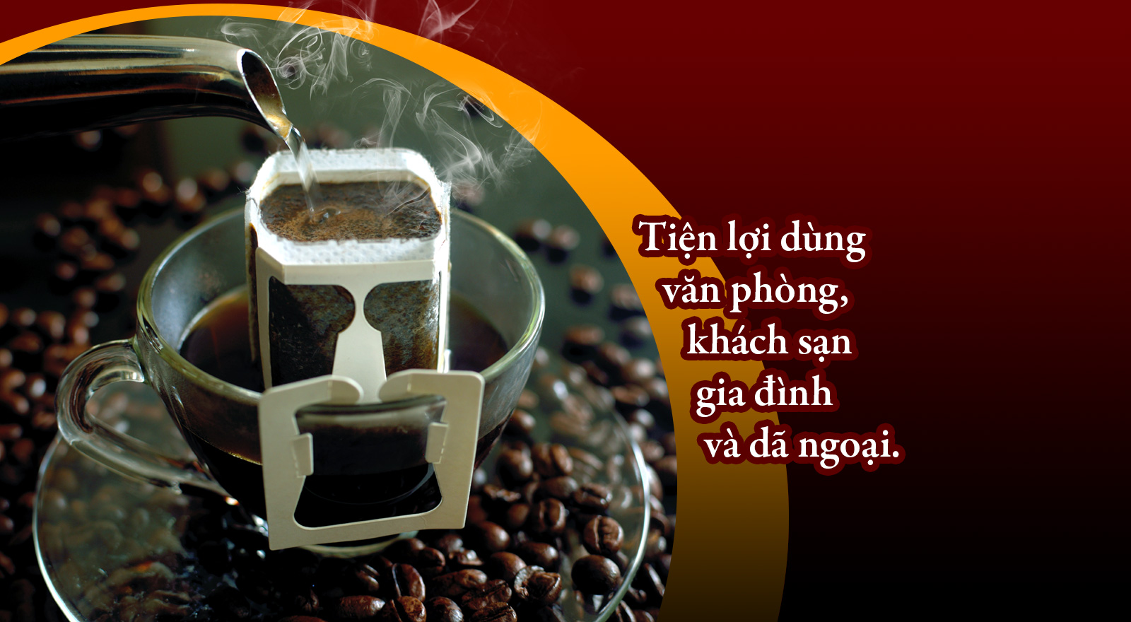 Cà phê túi lọc Arabica Cầu Đất (2 hộp x 10 gói)