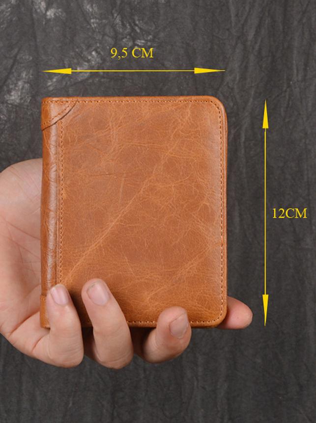 Ví Nam Da Bò Tự Nhiên,Phong Cách Mới , Thời Trang QN-V 1190