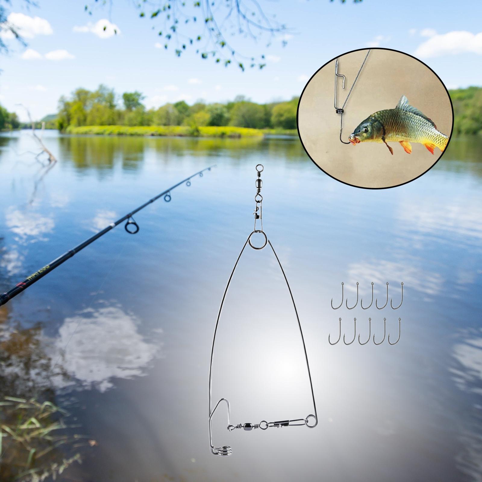 Automatic Fishing Hook Hooks Fishing Hooks for Lakes Ice Fishing