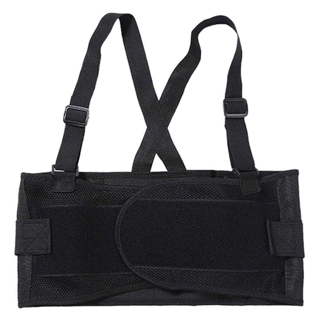 Premium Weight Lifting Belt Adjustable Lower Back Support Brace Workout Sports Waist Strap