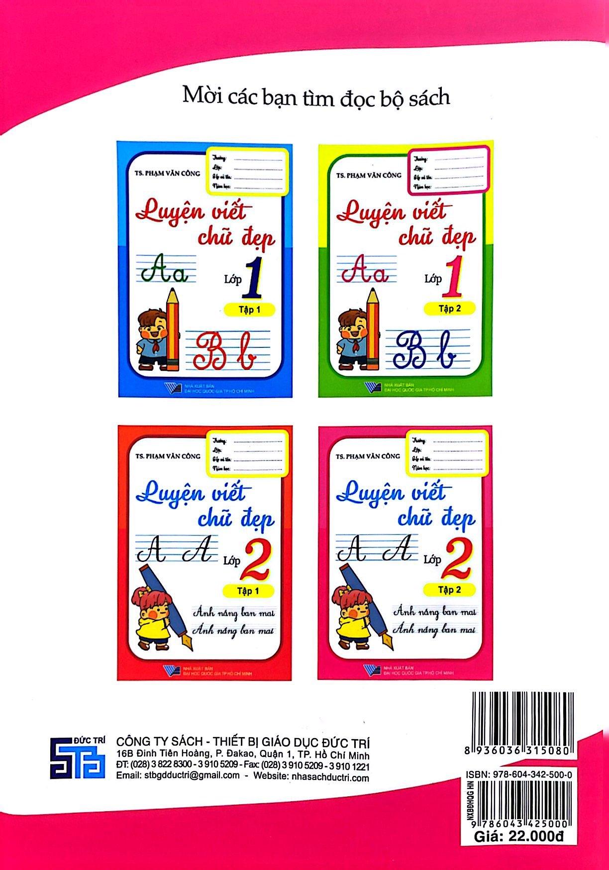 Luyện Viết Chữ Đẹp 2 - Tập 2