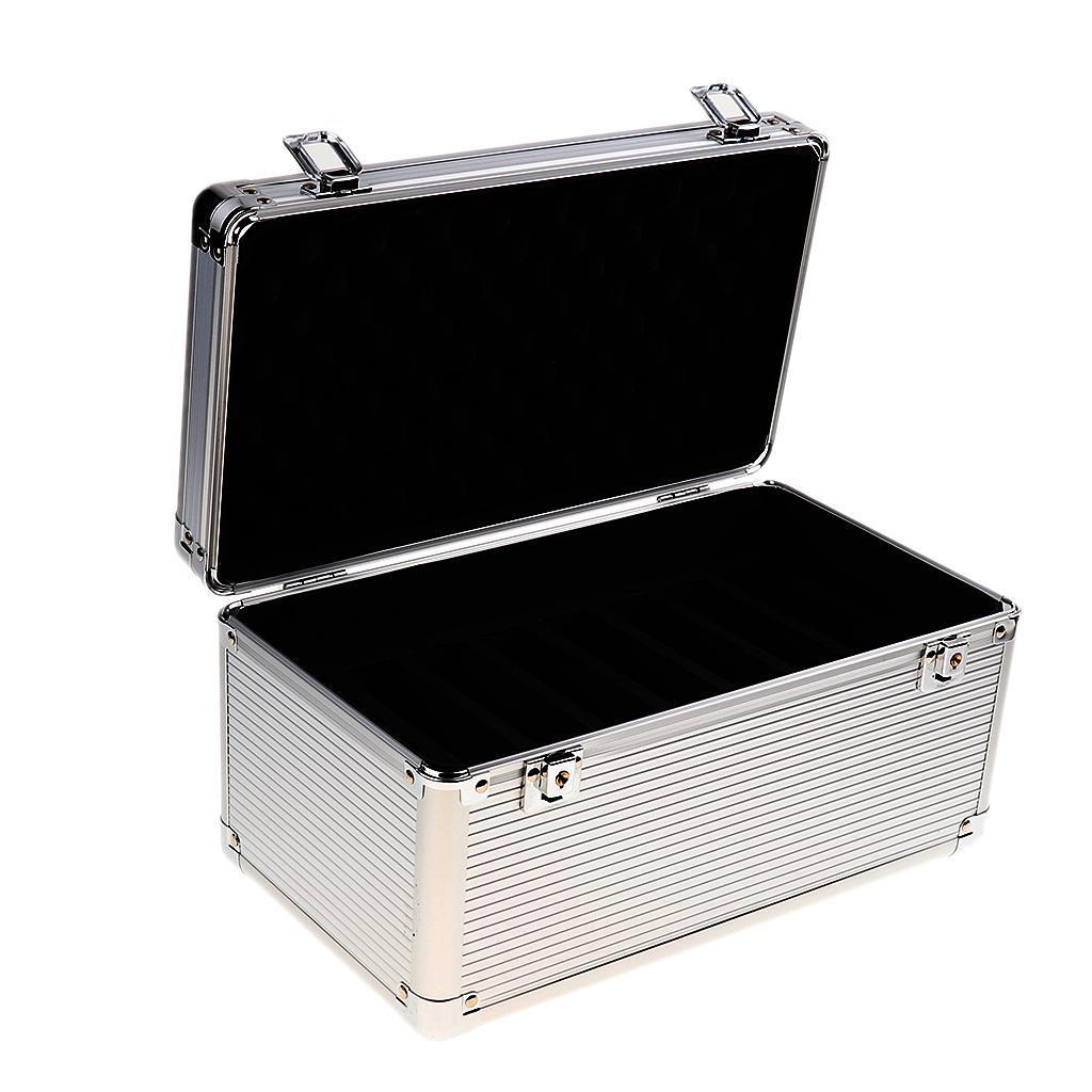 14-Bay 2.5"/3.5" SSD/HDD  Protective Storage Carrying Box Aluminum