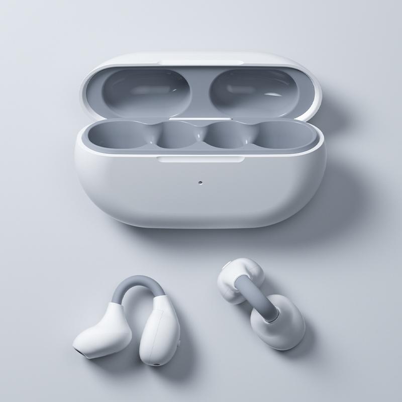 Tai nghe dây dẫn xương không dây Bone Tai nghe Fones Bluetooth 5.3 Clip tai trên tai tai tai nghe tai nghe tai nghe tai nghe với mic