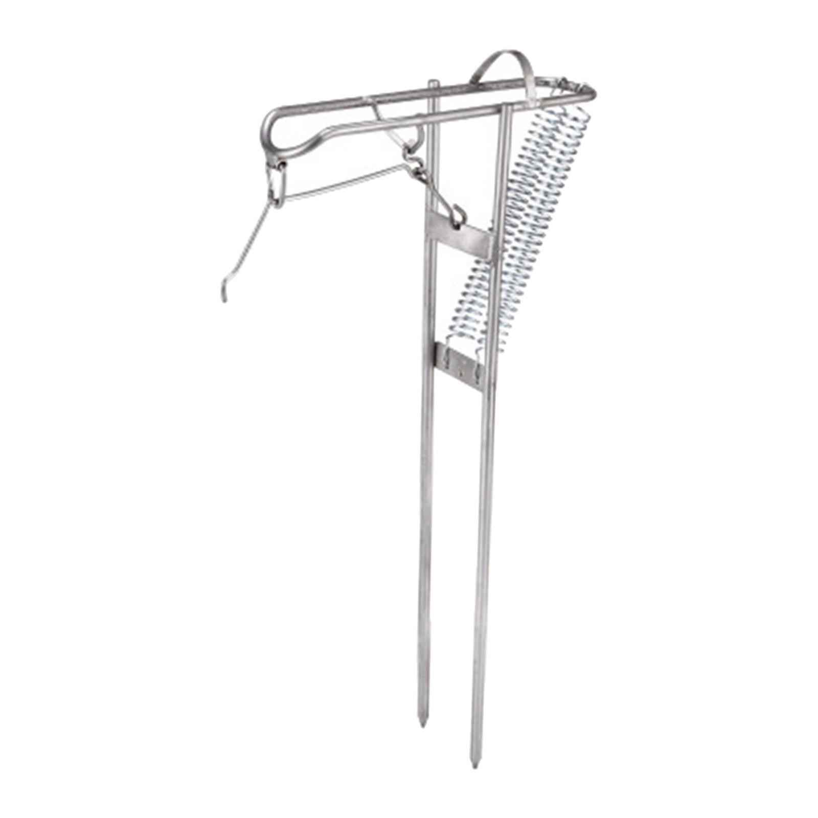 Spring Fishing Rod Holder Rod Stand Fishing Pole Holder Universal Double Spring Ground Support Rod Rack for Bank Ponds Rivers Fishing Tools