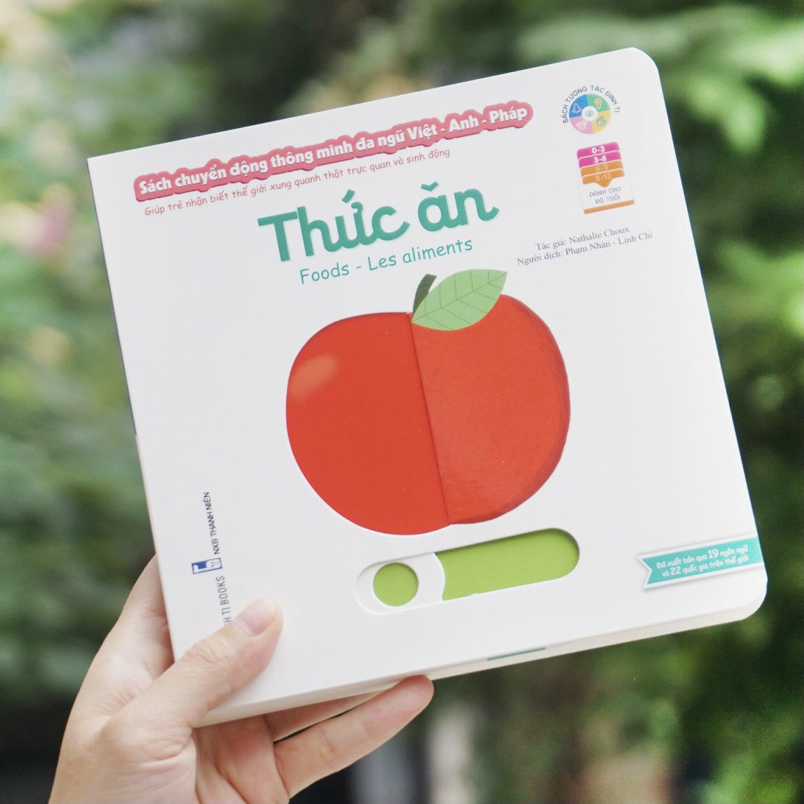 Sách tương tác chuyển động thông minh đa ngữ Việt - Anh - Pháp - Đinh Tị - Mộc Nhiên